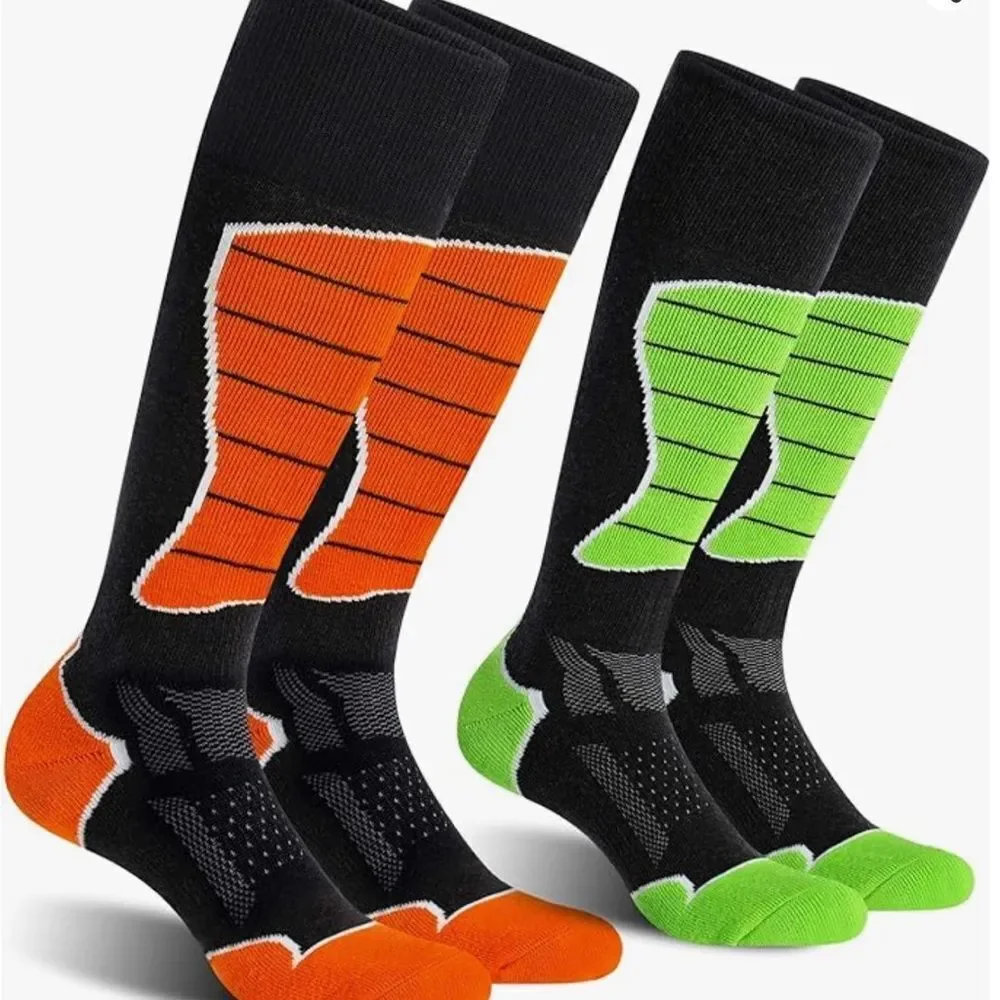 CELER SPORT‎ ski socks (2 pair) pink/purple size S womens NWT in packaging